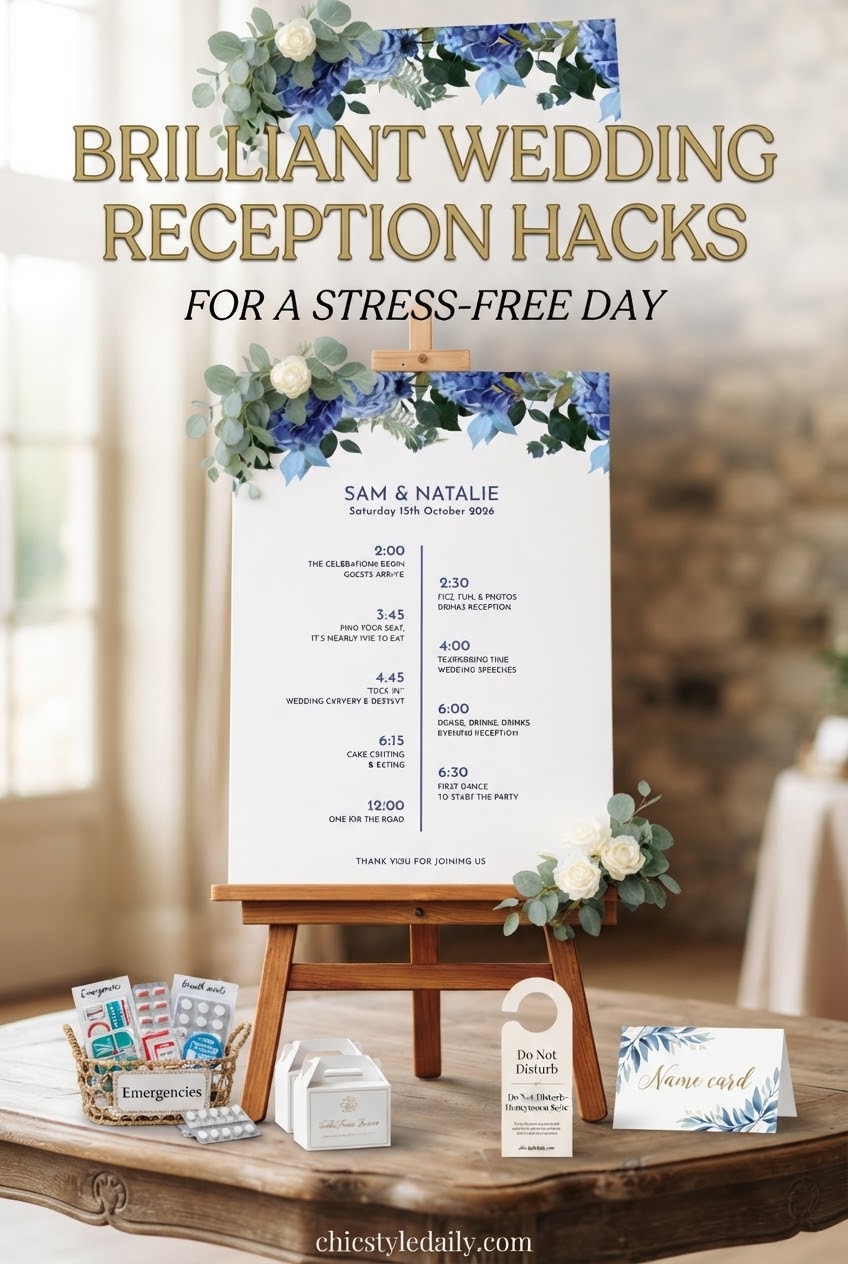 Brilliant Wedding Reception Hacks For A Stress Free Day