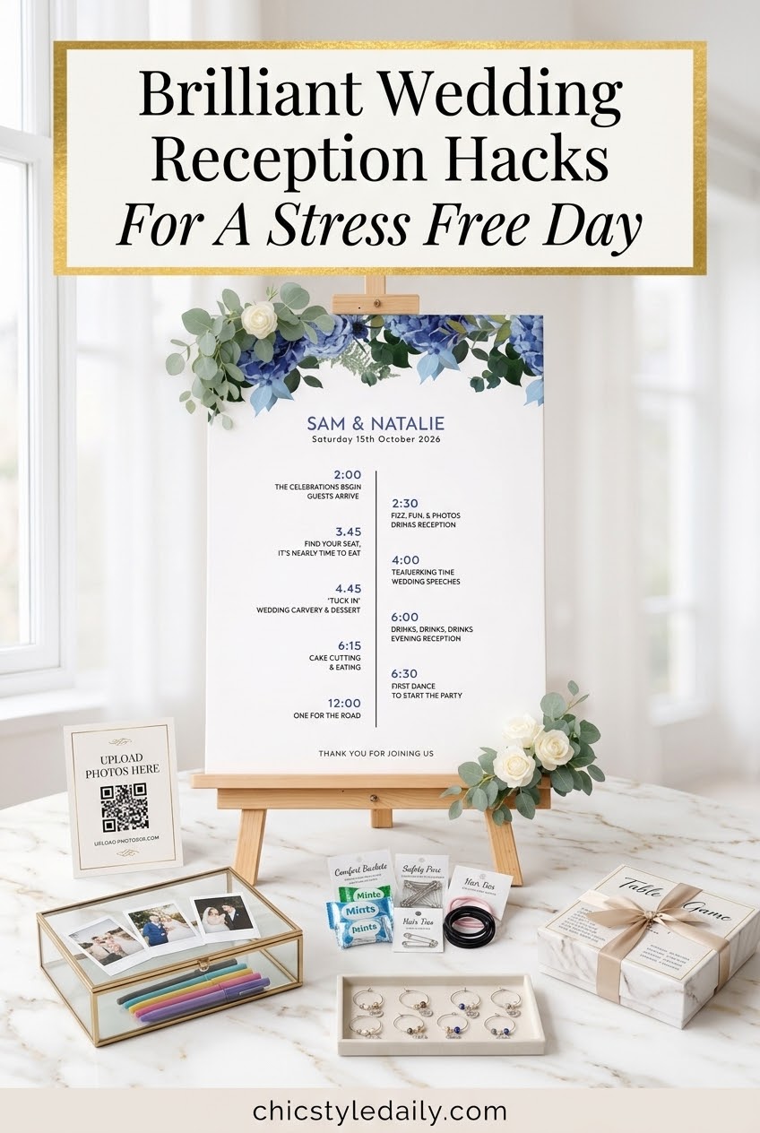 Brilliant Wedding Reception Hacks For A Stress Free Day