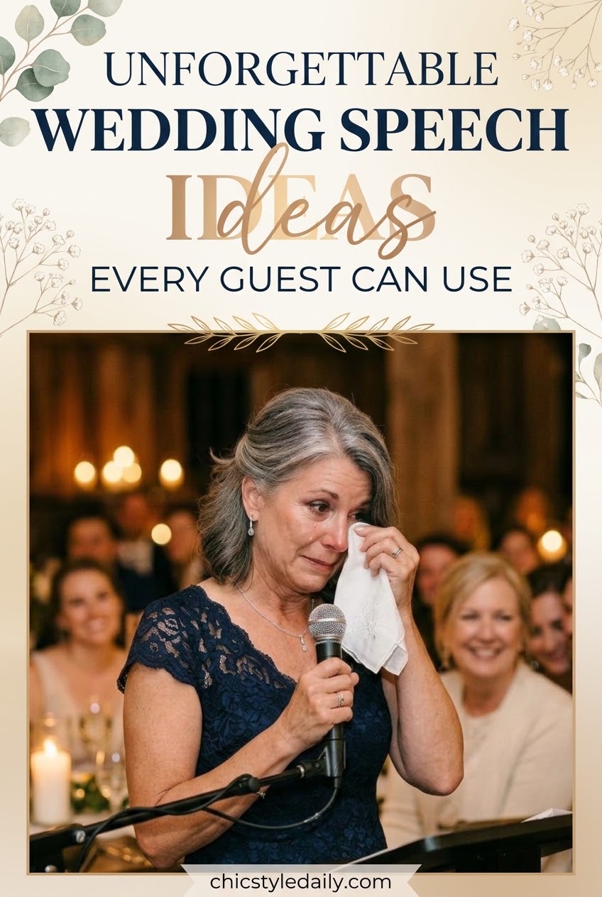 Unforgettable Wedding Speech Ideas Every Guest Can Use