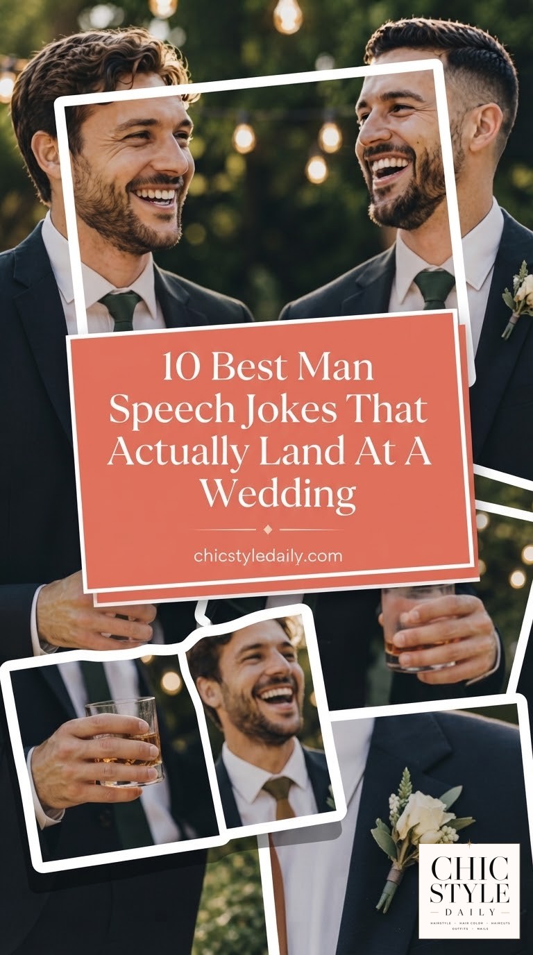 10 Best Man Speech Jokes That Actually Land At A Wedding