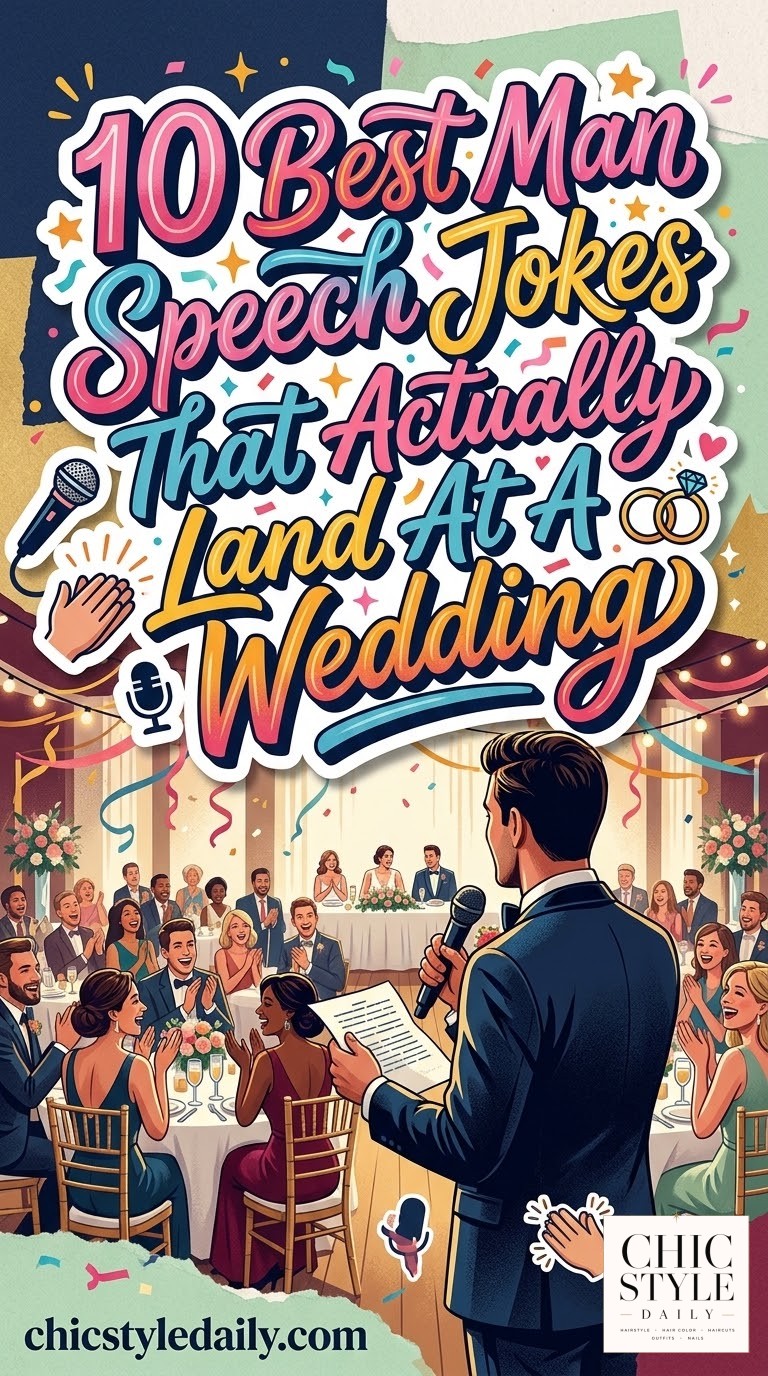 10 Best Man Speech Jokes That Actually Land At A Wedding