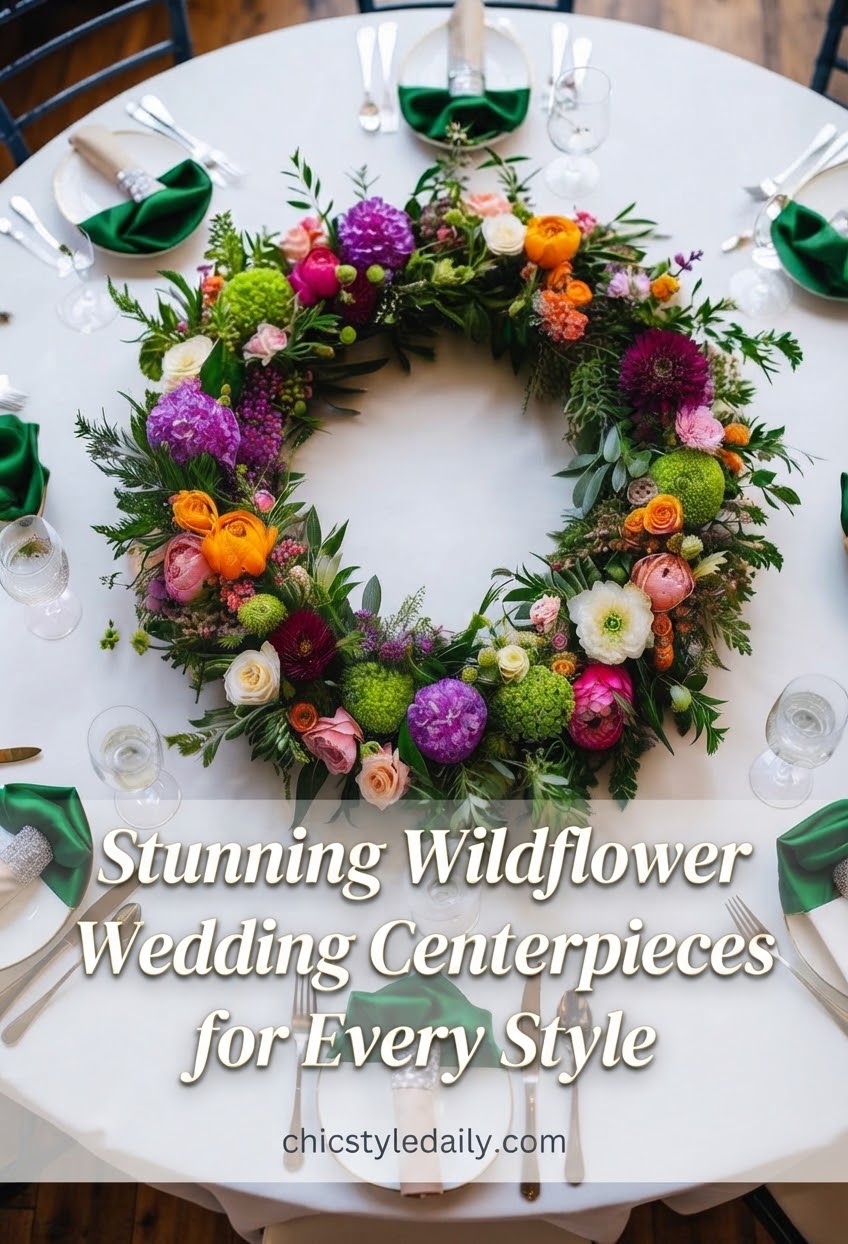 Stunning Wildflower Wedding Centerpieces for Every Style