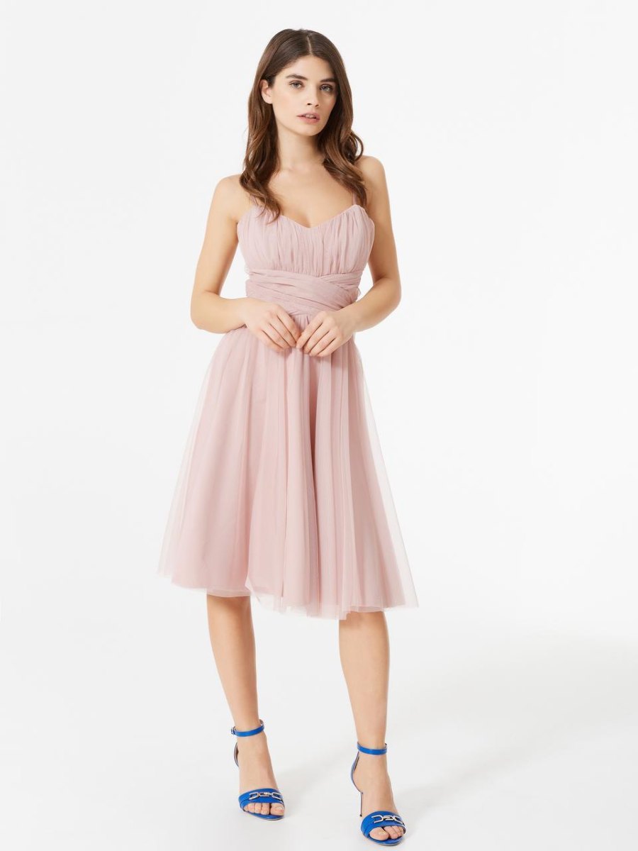 Pastel cocktail dress wedding