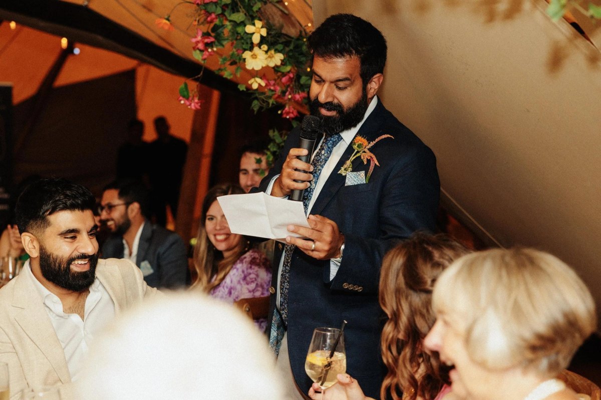 Guest sharing wedding story