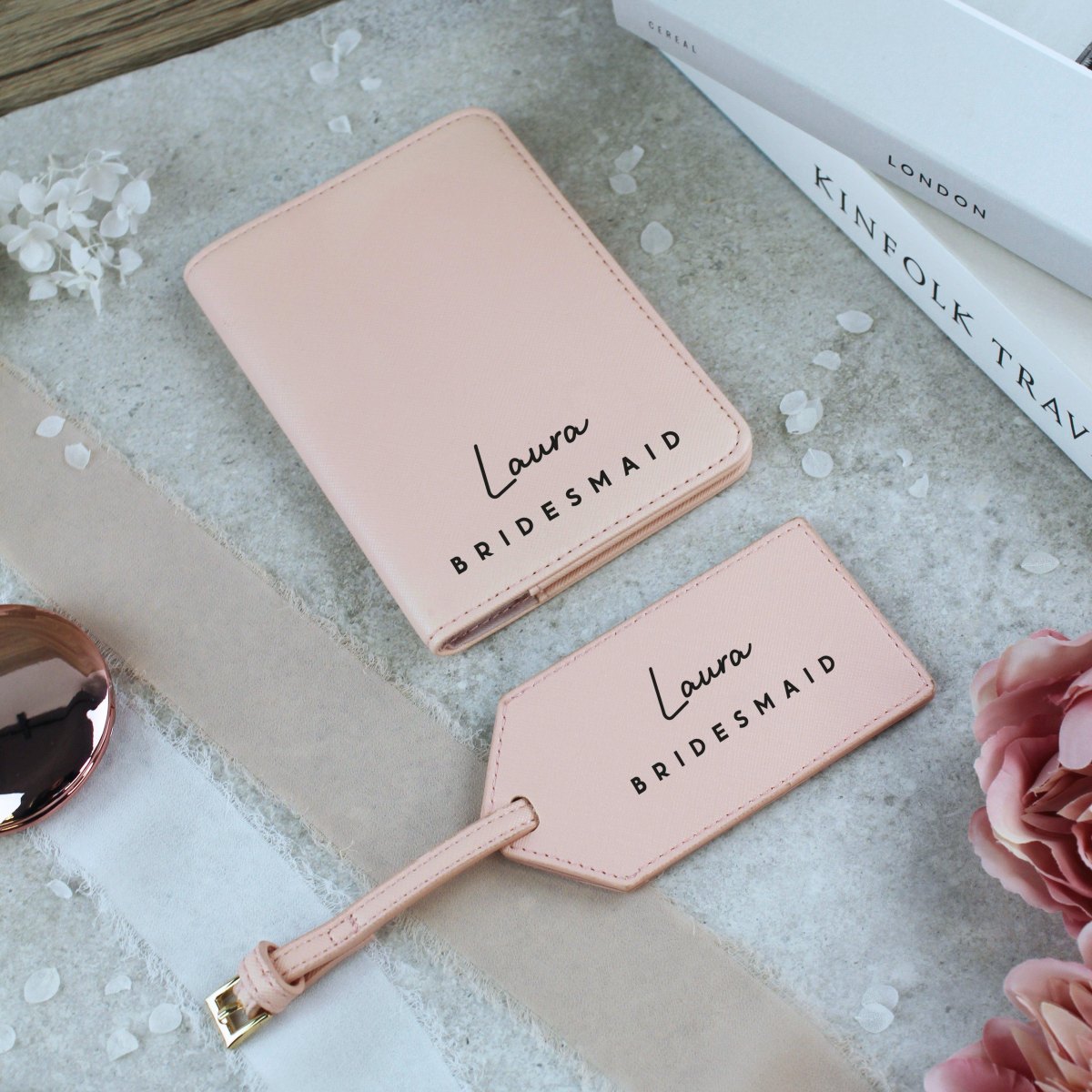 Personalized travel accessories bridesmaids