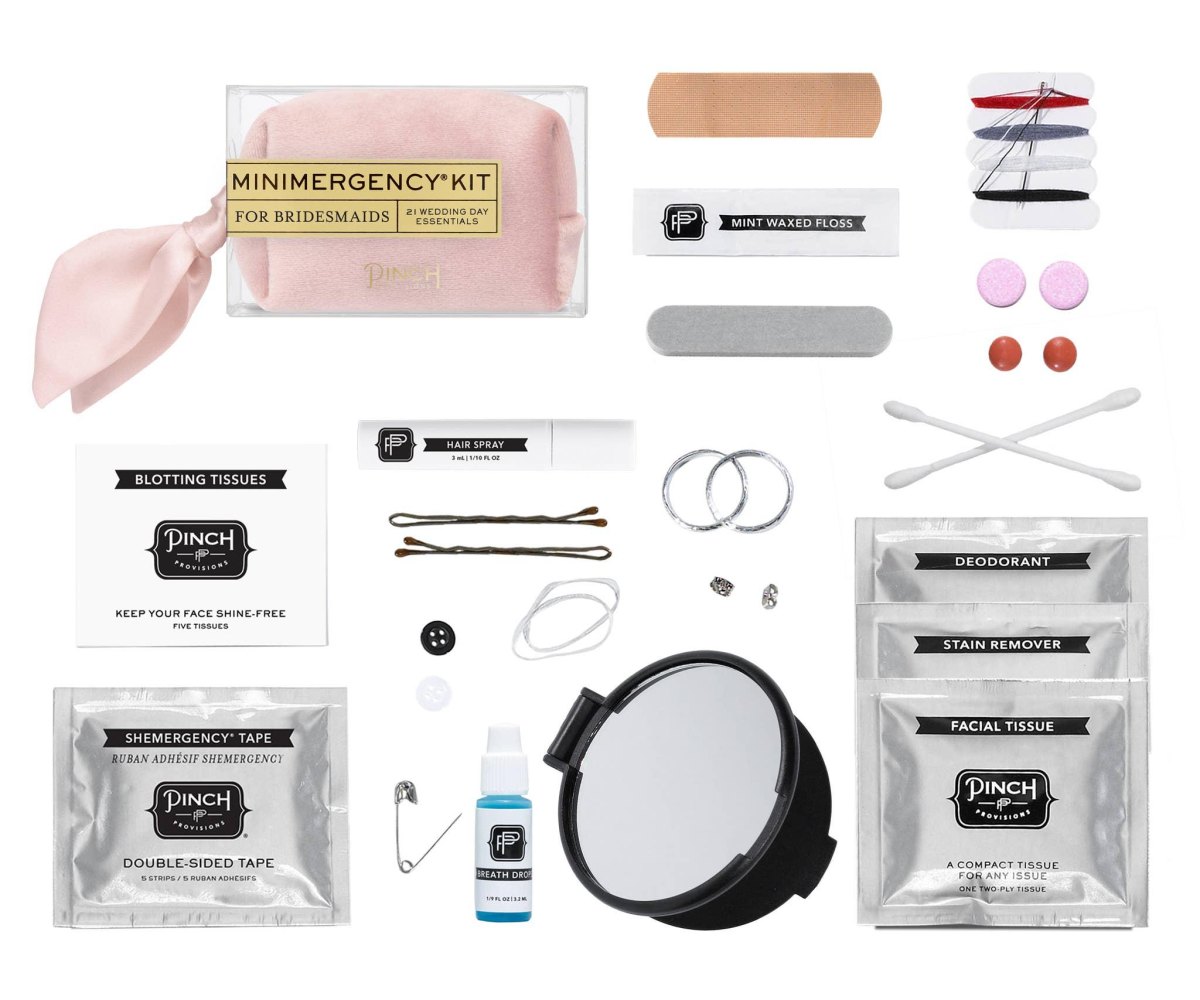 Bridesmaid emergency kit essentials