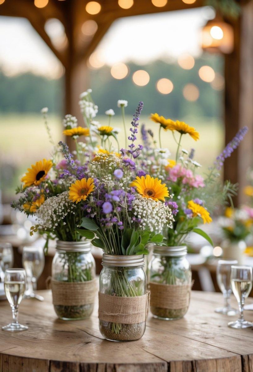 Mason Jar Wedding Table Ideas for a Charming Reception
