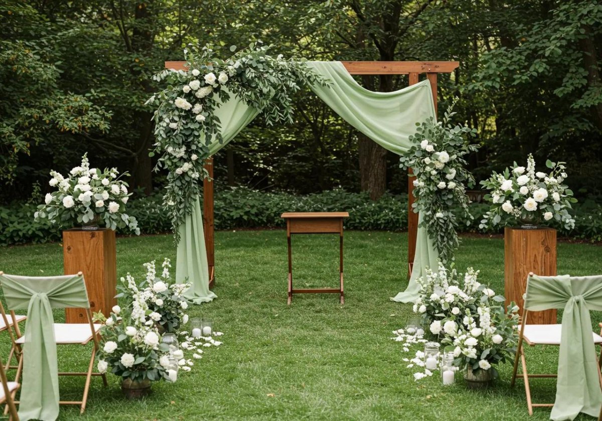 Sage Green and White Wedding Decor Ideas for 2026