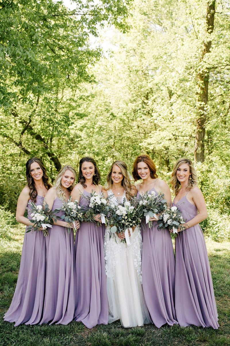 Lavender bridesmaid dresses