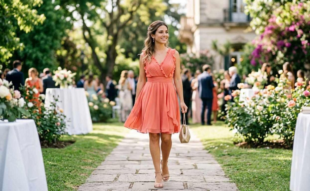 Summer wedding cocktail dress