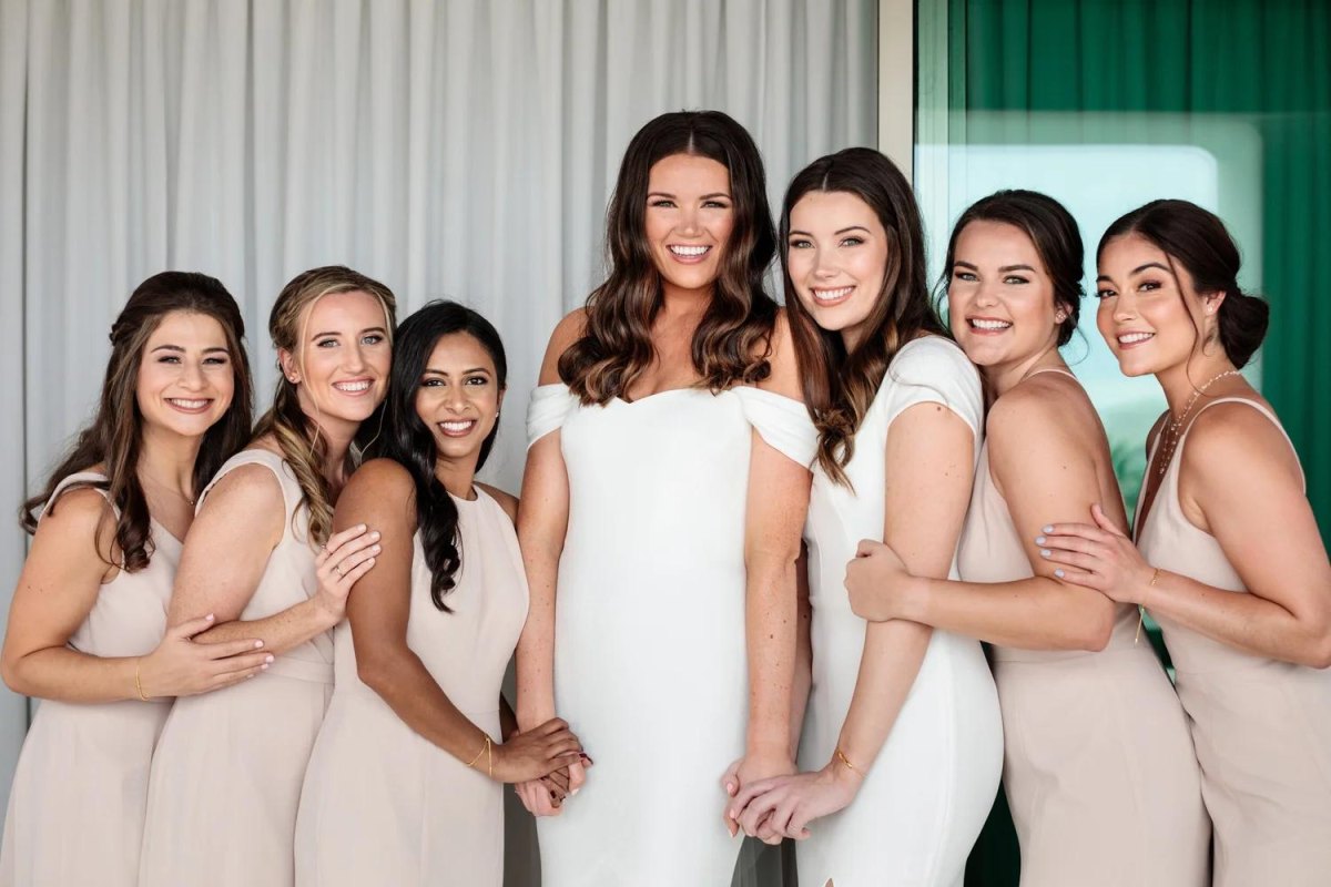 Bridesmaid portraits before ceremony