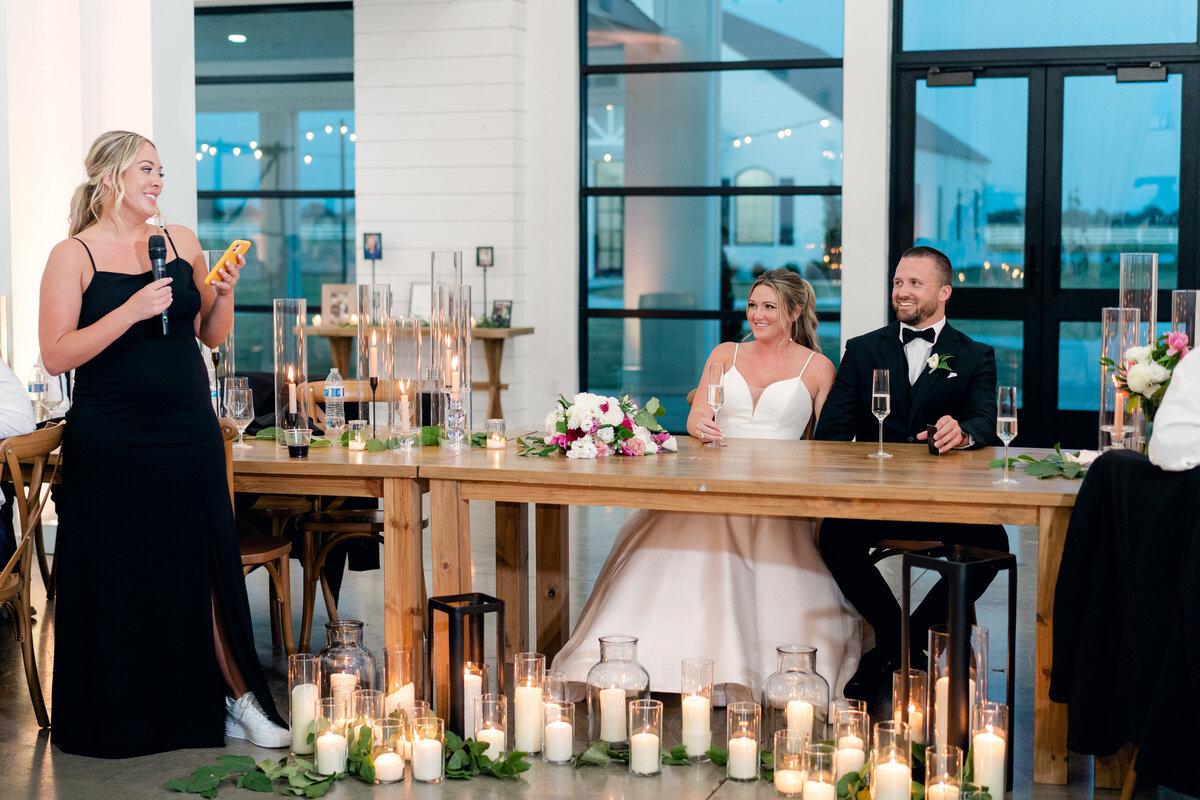 Modern wedding reception speech